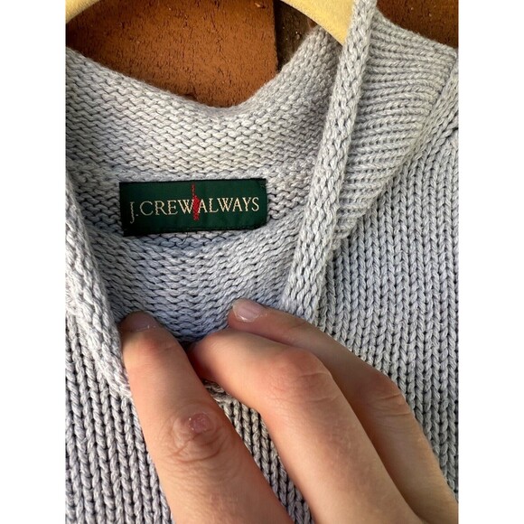 J. Crew Always 1988 Gray Chunky Knit Rollneck Pullover Sweater Size XXS - Picture 2 of 15